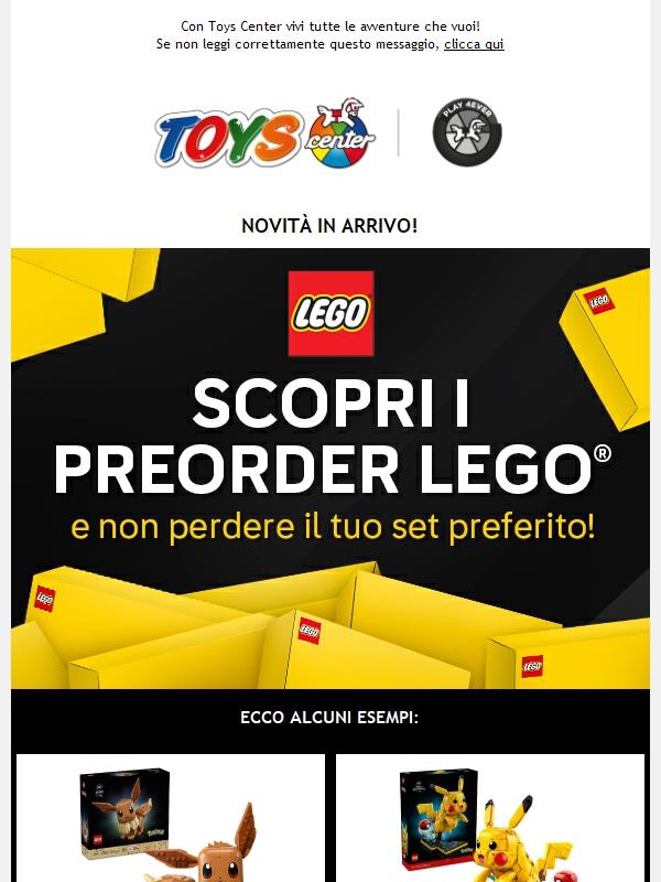 ♟️ PLAY 4EVER - LEGO: scopri i nuovi pre-order!