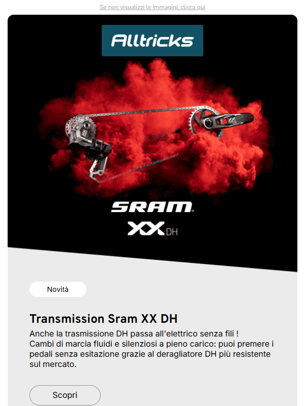 Nuova trasmissione SRAM XX DH!