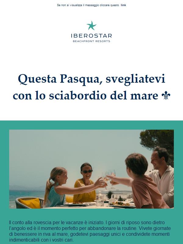 Questa Pasqua, sarà lo sciabordio del mare a svegliarvi 🌊