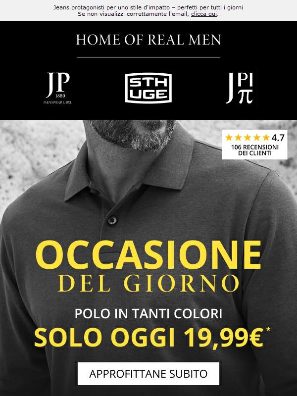 Il tempo stringe ⏰ Solo per oggi, polo a 19,99 €