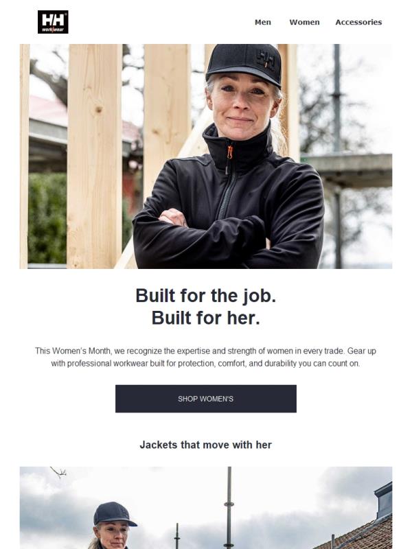 For the women who build