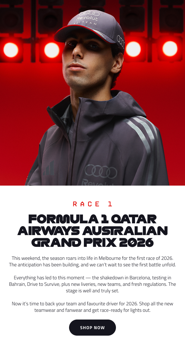 Verstappen shows off the new Red Bull F1 Polo