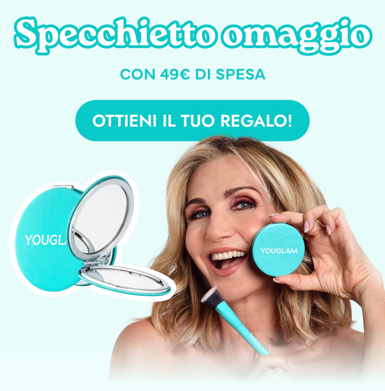 specchietto omaggio sopra 49€