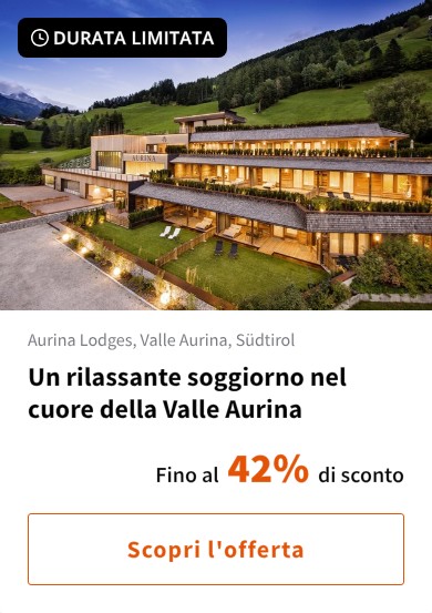 Un rilassante soggiorno nel cuore della Valle Aurina