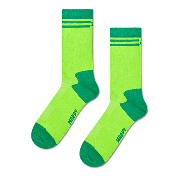 Green Extra Cool Short Crew Sock
