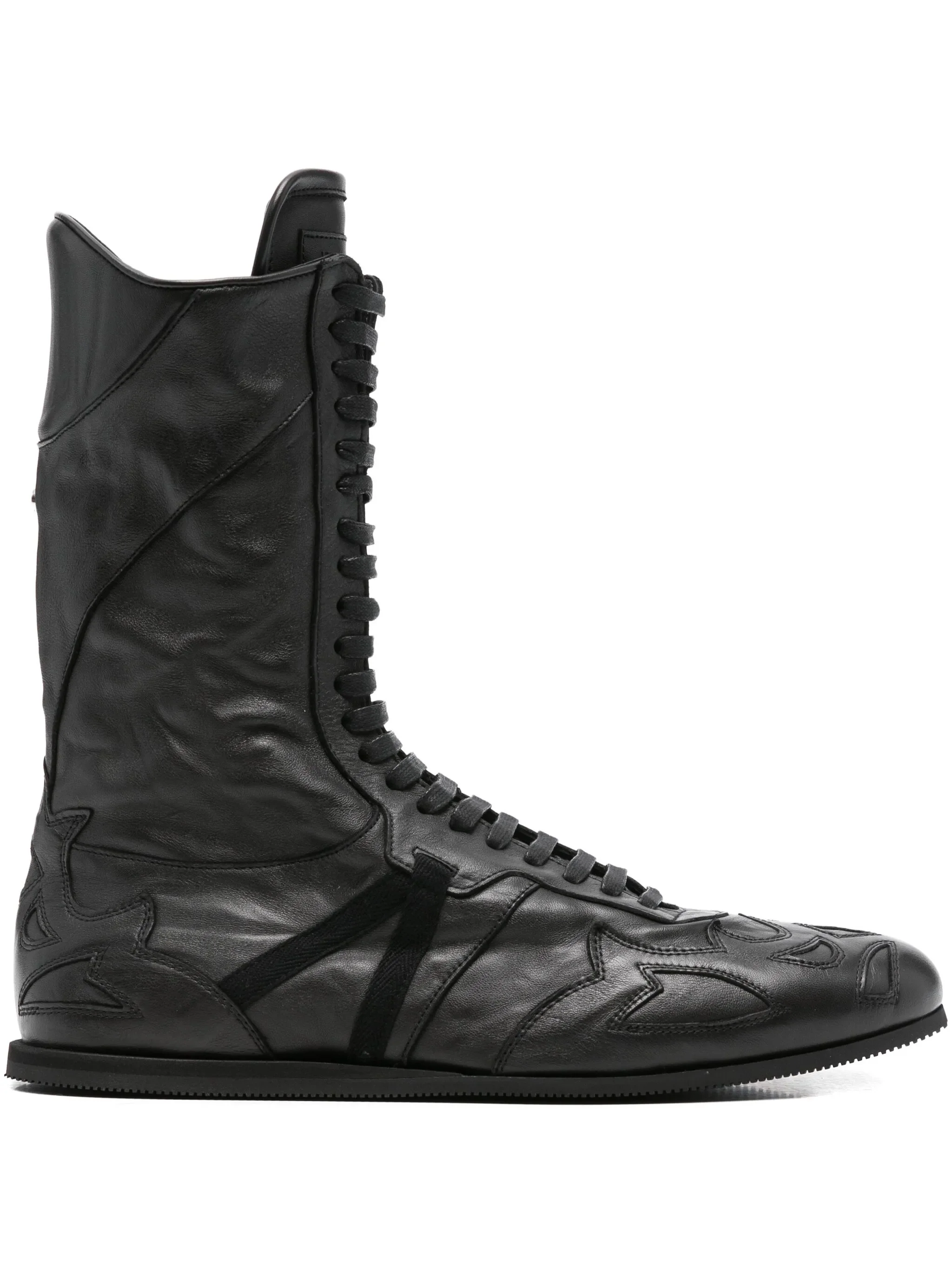 Image of Ann Demeulemeester Palne Lace-up High-top Sneakers