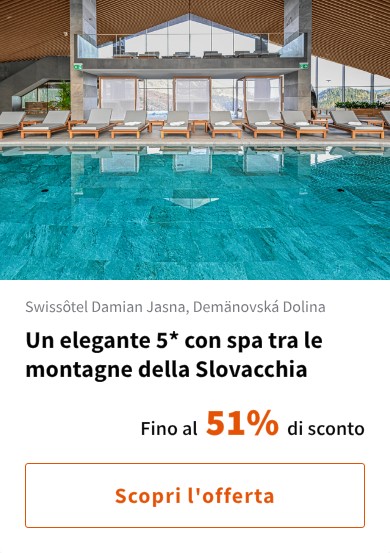 Un elegante 5* con spa tra le montagne della Slovacchia