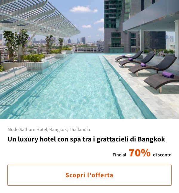 Un luxury hotel con spa tra i grattacieli di Bangkok
