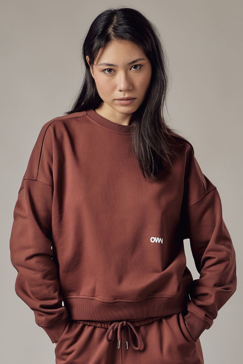 Felpa Girocollo Loose Fit