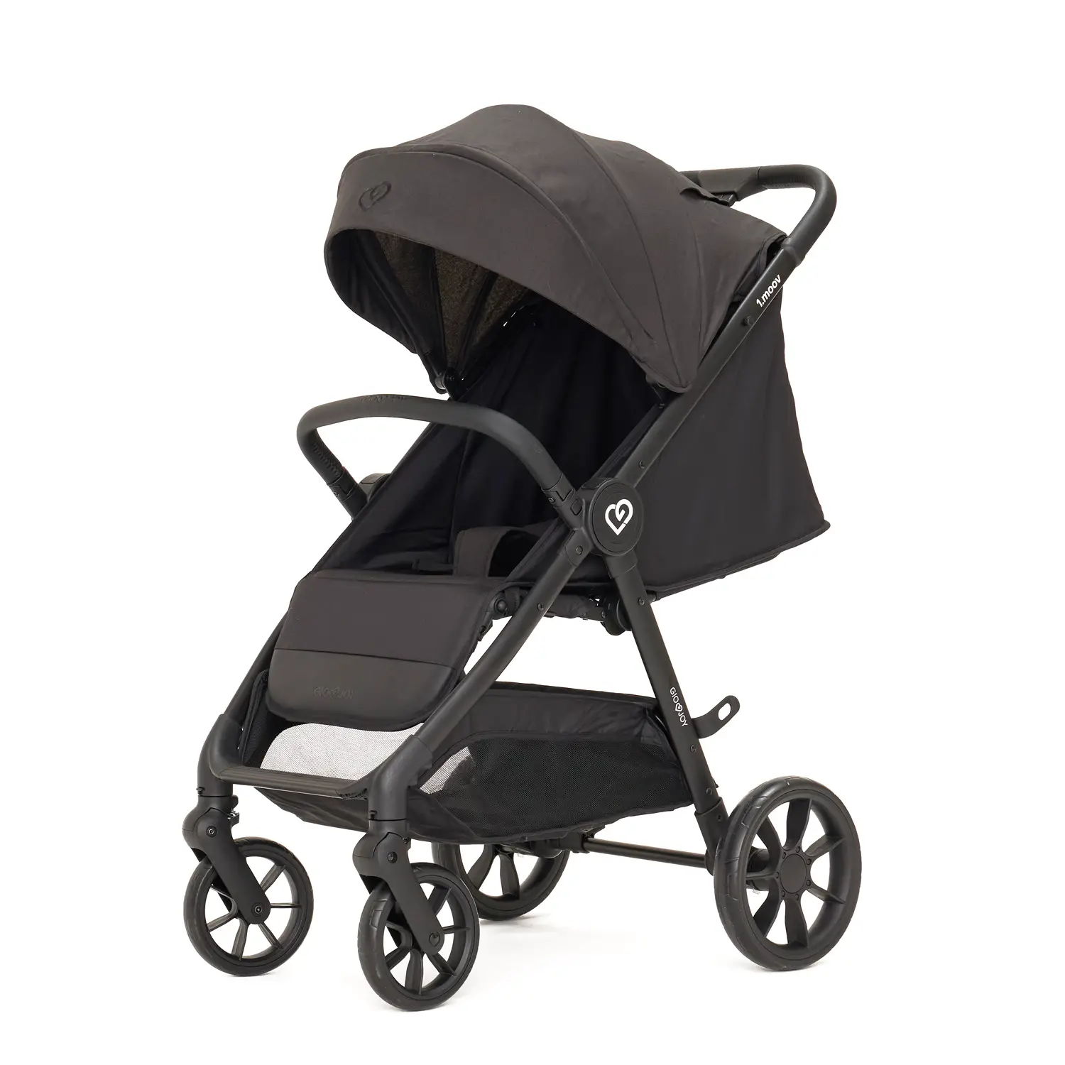 Passeggino Leggero 1.Moov GioJoy Nero, Comodità e Sicurezza per le Tue Passeggiate