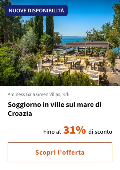 Soggiorno in ville sul mare di Croazia