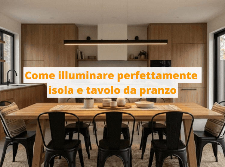 Illuminazione LED Tavolo da pranzo
