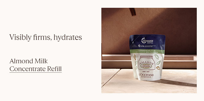 VISIBLY FIRMS, HYDRATES | ALMOND MILK CONCENTRATE REFILL