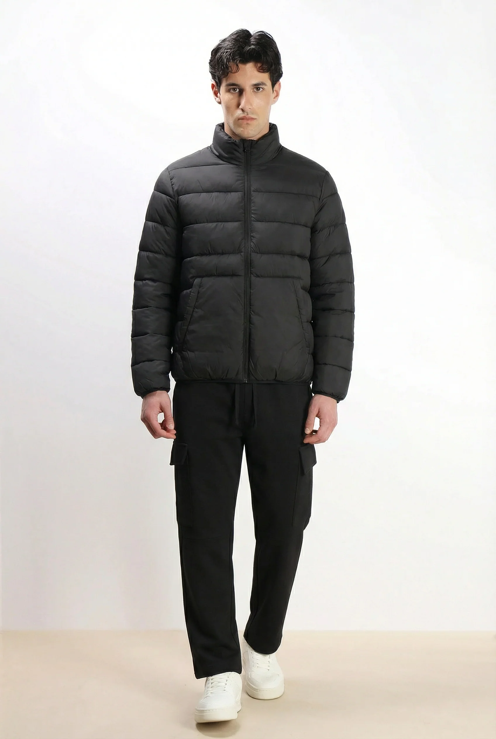 Image of GIUBBOTTO TRAPUNTATO NERO