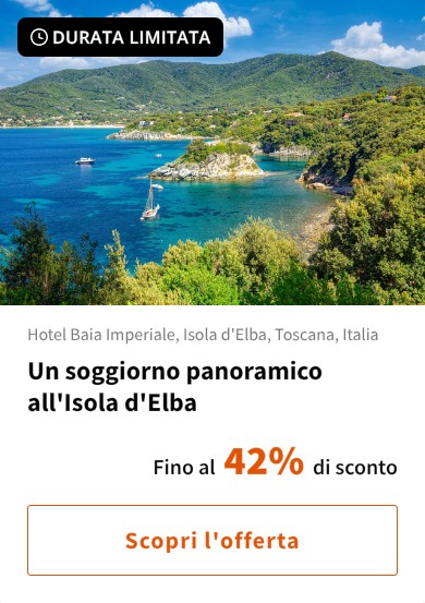 Un soggiorno panoramico all'Isola d'Elba