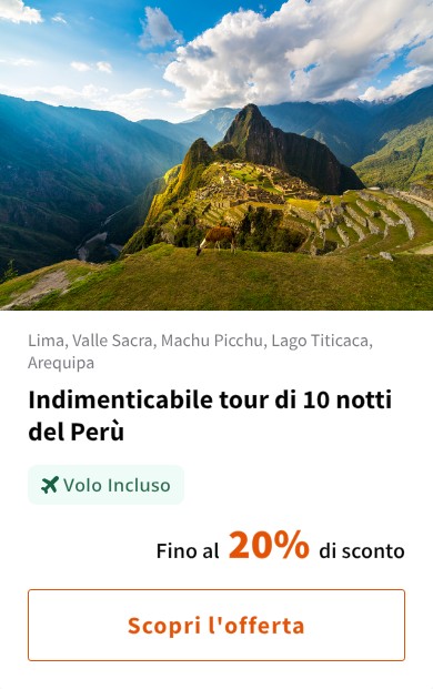Indimenticabile tour di 10 notti del Perù