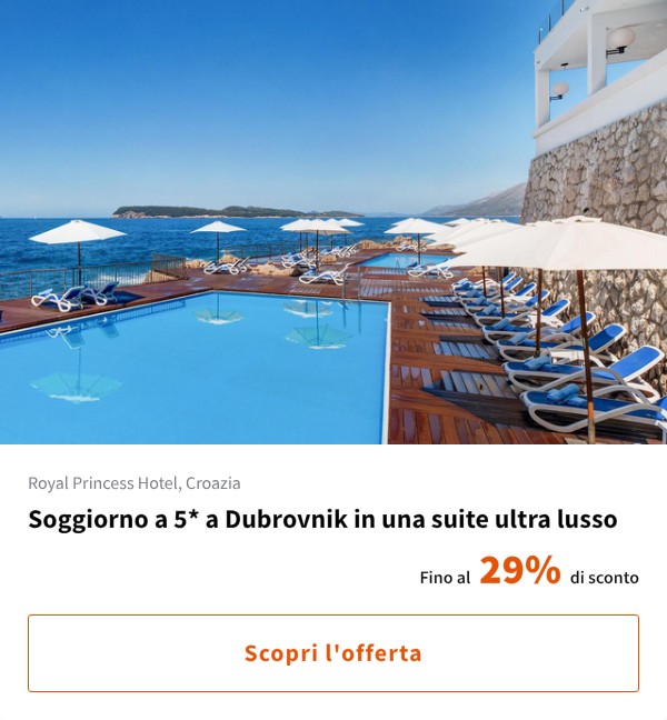 Soggiorno a 5* a Dubrovnik in una suite ultra lusso
