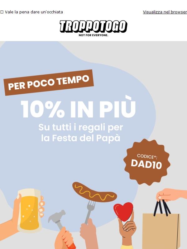 Qui si nasconde un codice sconto esclusivo