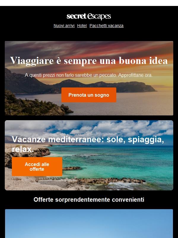 Stai pensando a: Italia?