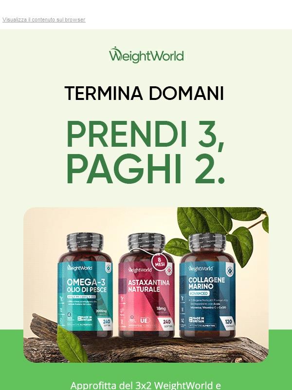 🔥 Jekoo,  Ultime Ore Per Il 3x2 Sugli Integratori
