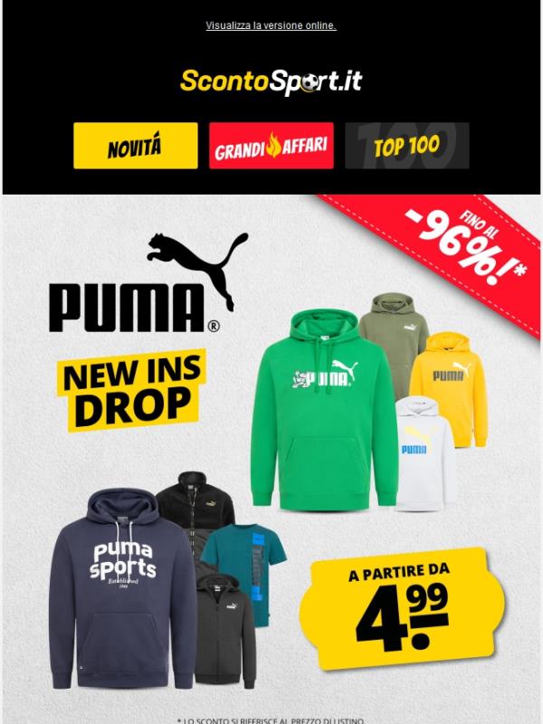 Nuovi arrivi PUMA & Reebok 🔥