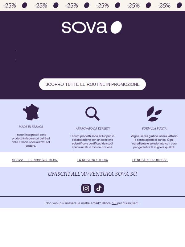 Le nostre routine da 3 mesi: fino al -25% 🤍