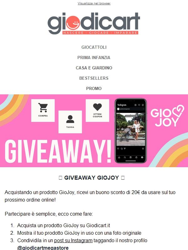 🎁 Ottieni €20 di sconto con GioJoy!