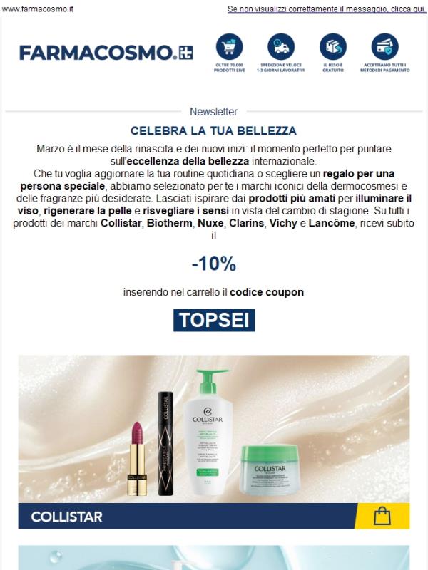 ✨ -10% al checkout su sei Top Brand