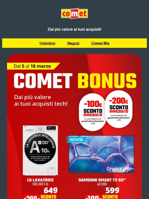 VOLANTINO | Fino a 200€ di sconto 💥