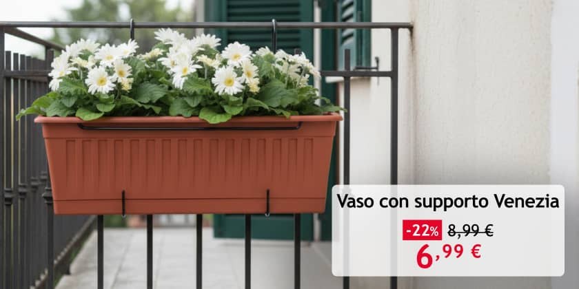 Vaso con supporto Venezia