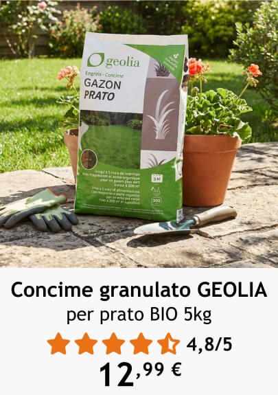 Concime granulato GEOLIA per prato BIO 5kg