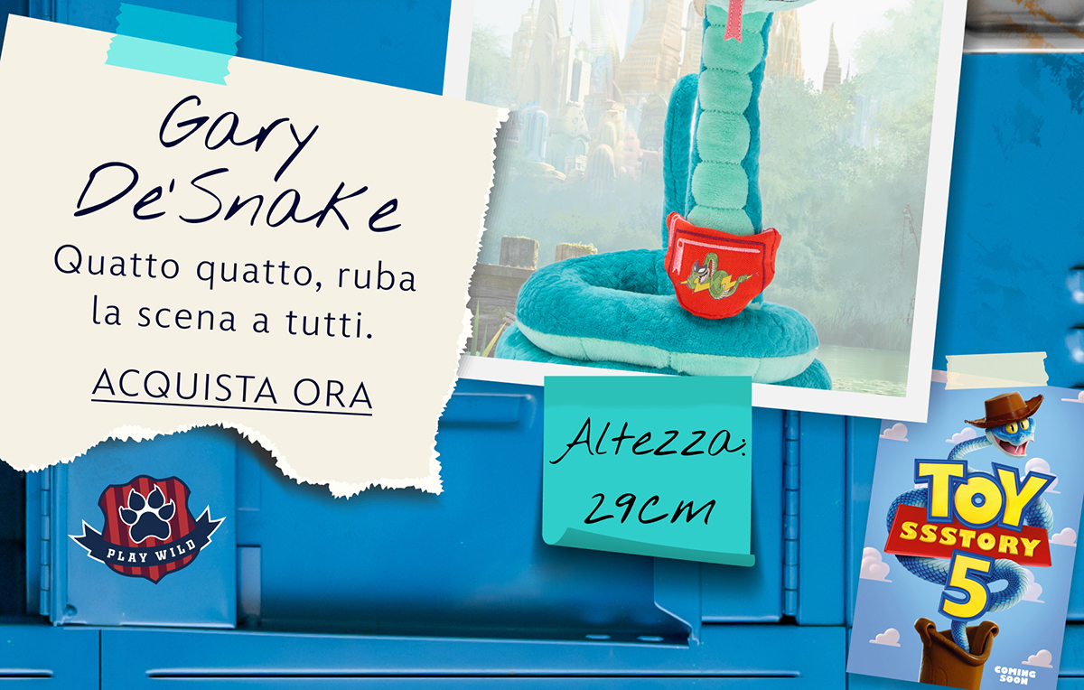 Gary De'Snake Quatto quatto, ruba la scena a tutti.