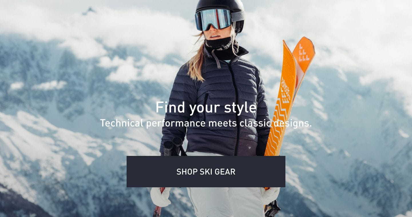 Find your style. SHOP SKI GEAR