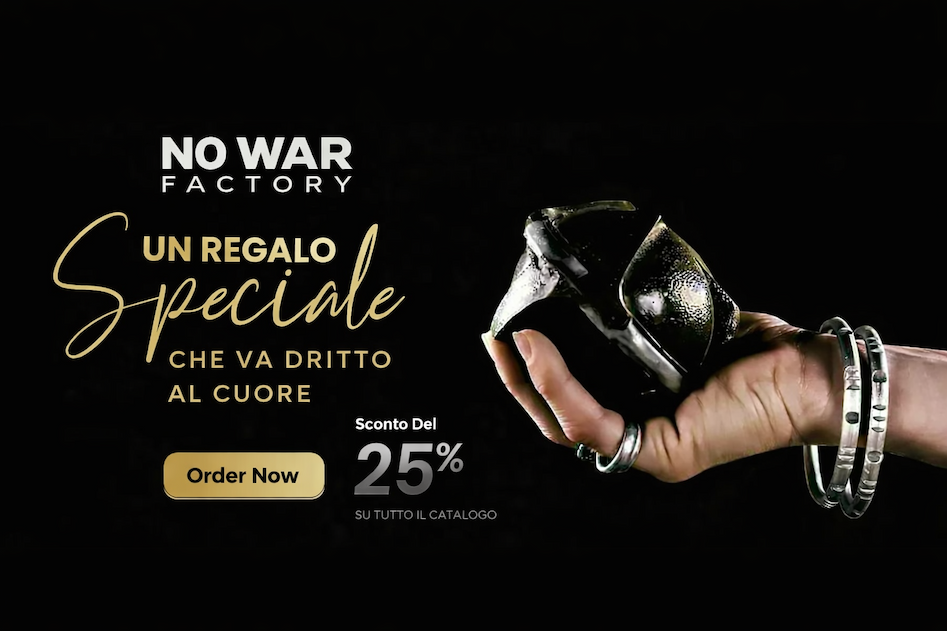 Spedizione gratuita per 48 ore su No War Factory. Ordine minimo 15€, usa il codice SPEDIZIONEGRATIS. Offerta valida solo in Italia.