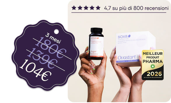 an image of a woman holding a bottle of vitamin and a package of pills