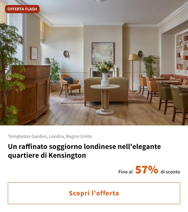 Un raffinato soggiorno londinese nell'elegante quartiere di Kensington