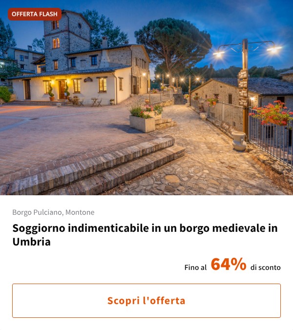 Soggiorno indimenticabile in un borgo medievale in Umbria