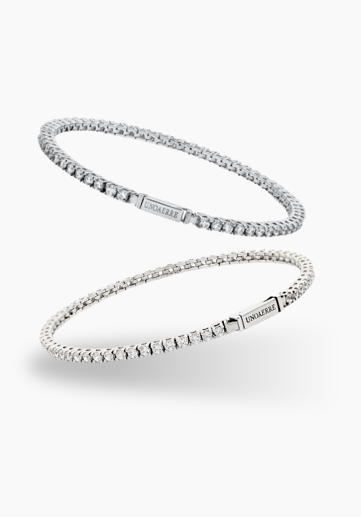 tennis bianco in argento