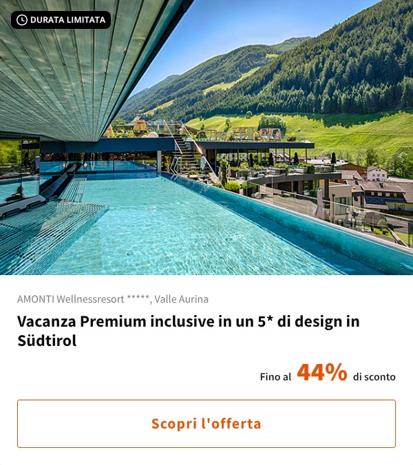 Vacanza Premium inclusive in un 5* di design in Südtirol
