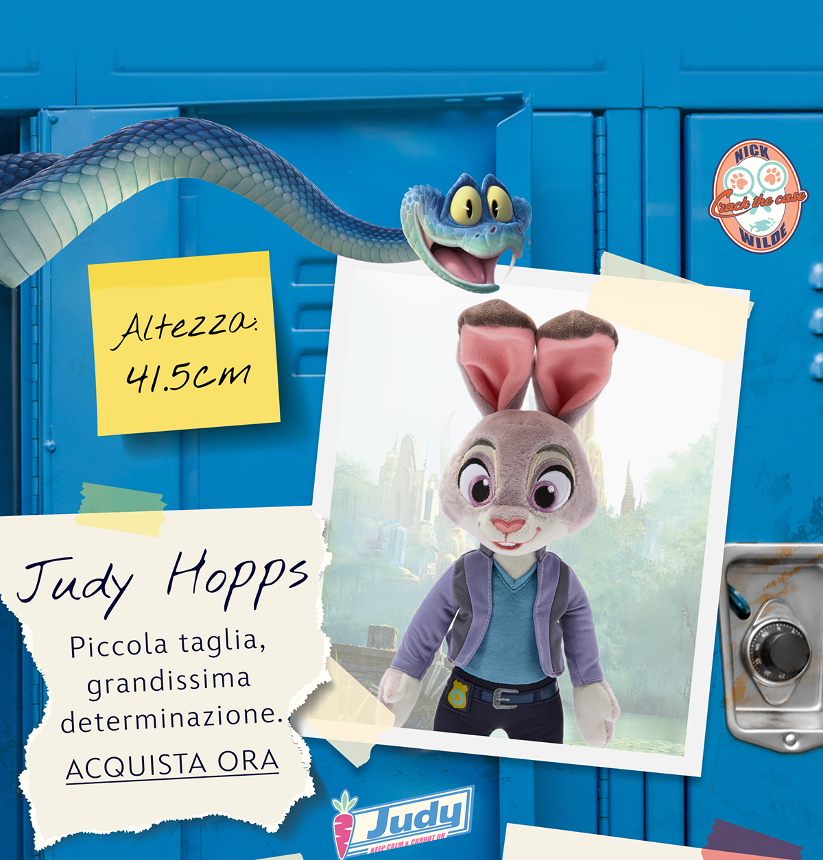 Judy Hopps Piccola taglia, grandissima determinazione.