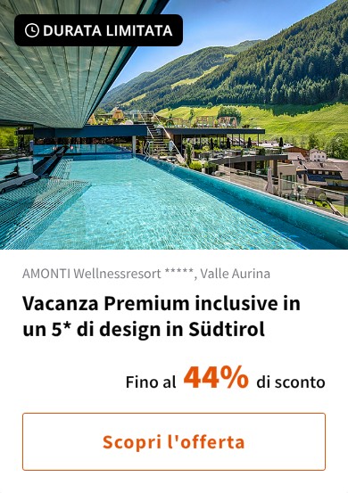 Vacanza Premium inclusive in un 5* di design in Südtirol