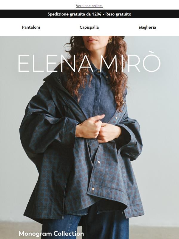 Monogram Collection: scopri gli accessori Elena Mirò