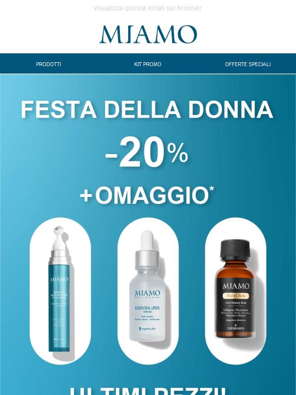 I best seller Miamo sono in sconto e stanno terminando! 💥