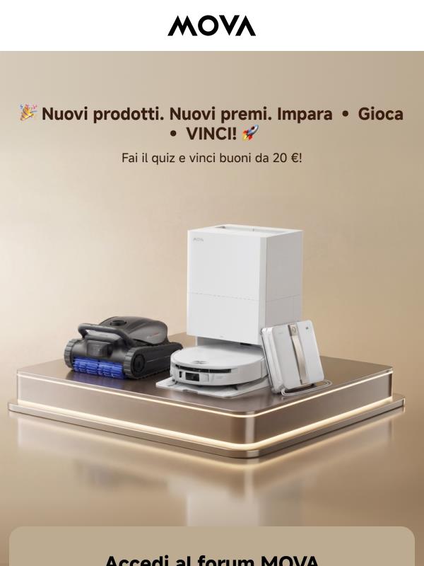 🎉 Pronti a imparare, giocare e VINCERE? Partecipate al nostro nuovo evento quiz sui prodotti!