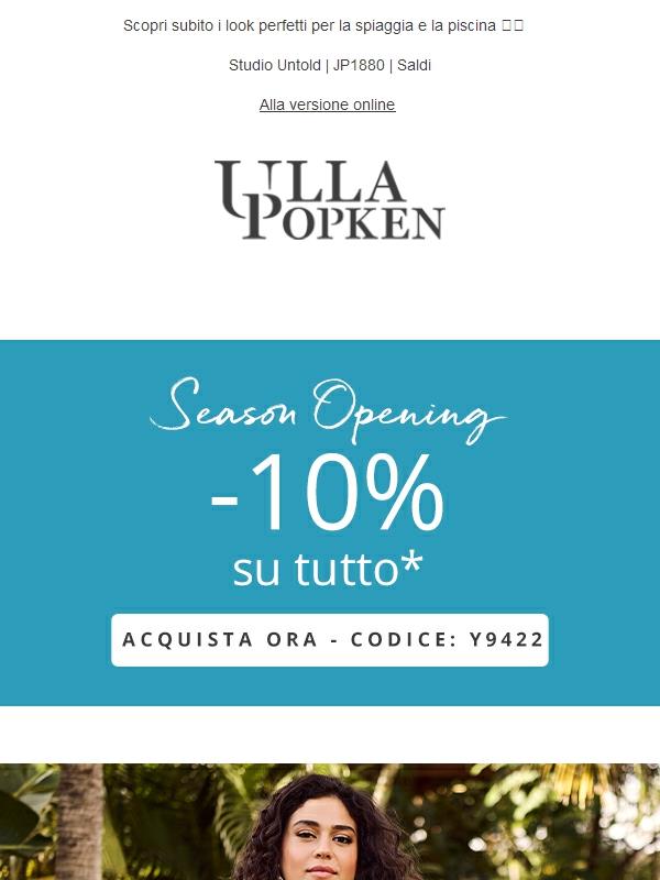 Il tempo stringe... lo sconto del 10% su TUTTO sta per finire!