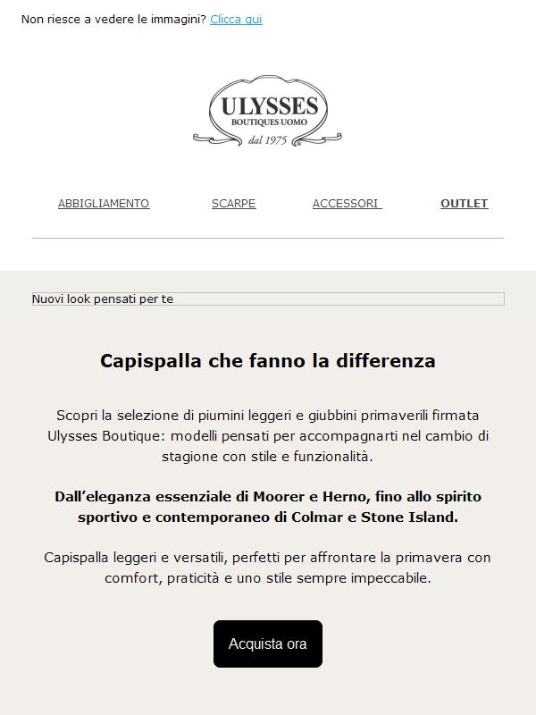 Il capospalla giusto per la stagione