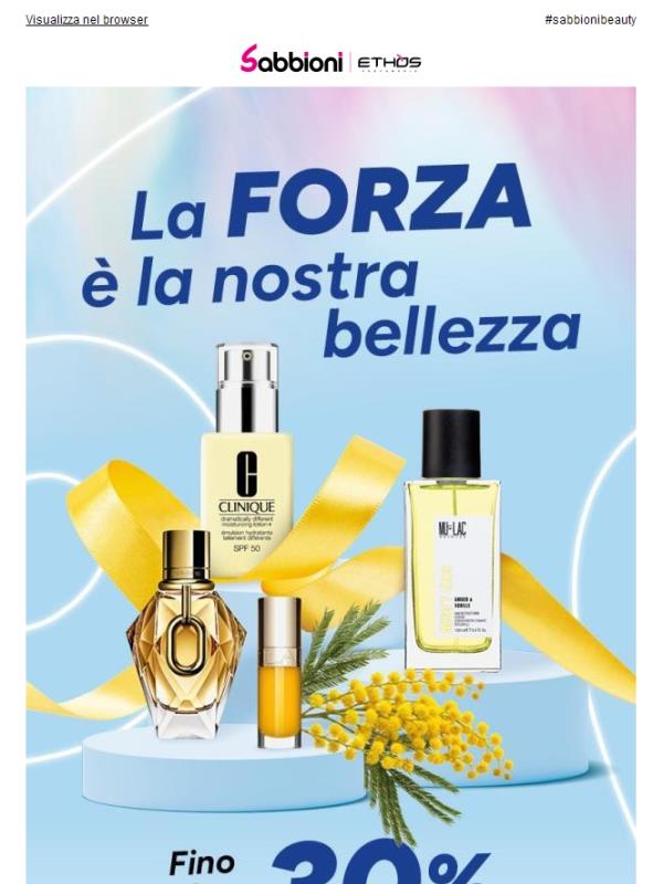 🌸 Fino al -30% SU TUTTO