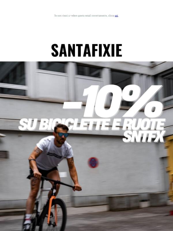 Super sconto su bici e ruote SNTFX!