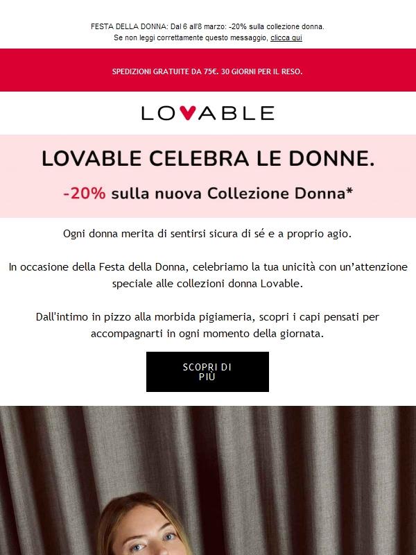 In arrivo l’8 marzo: -20% sulle collezioni donna
