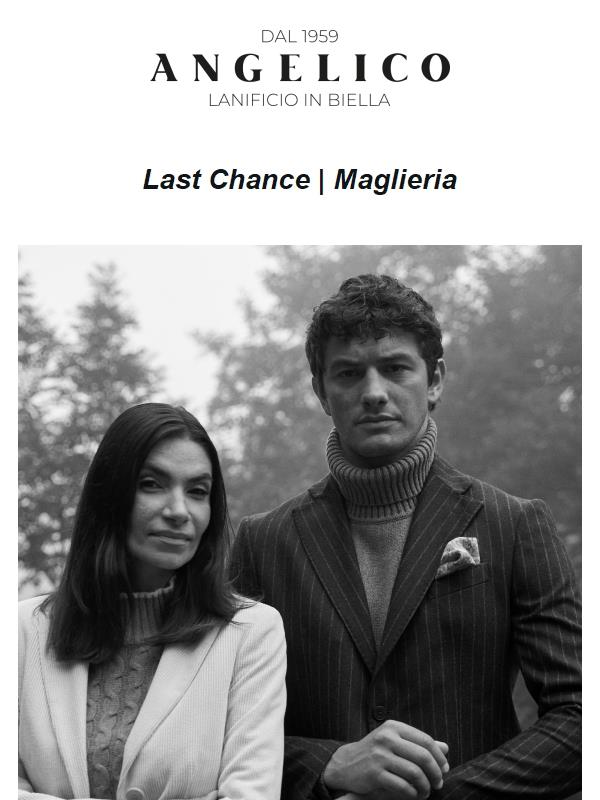 Last Chance Maglieria – Tutto al 50% ❄️